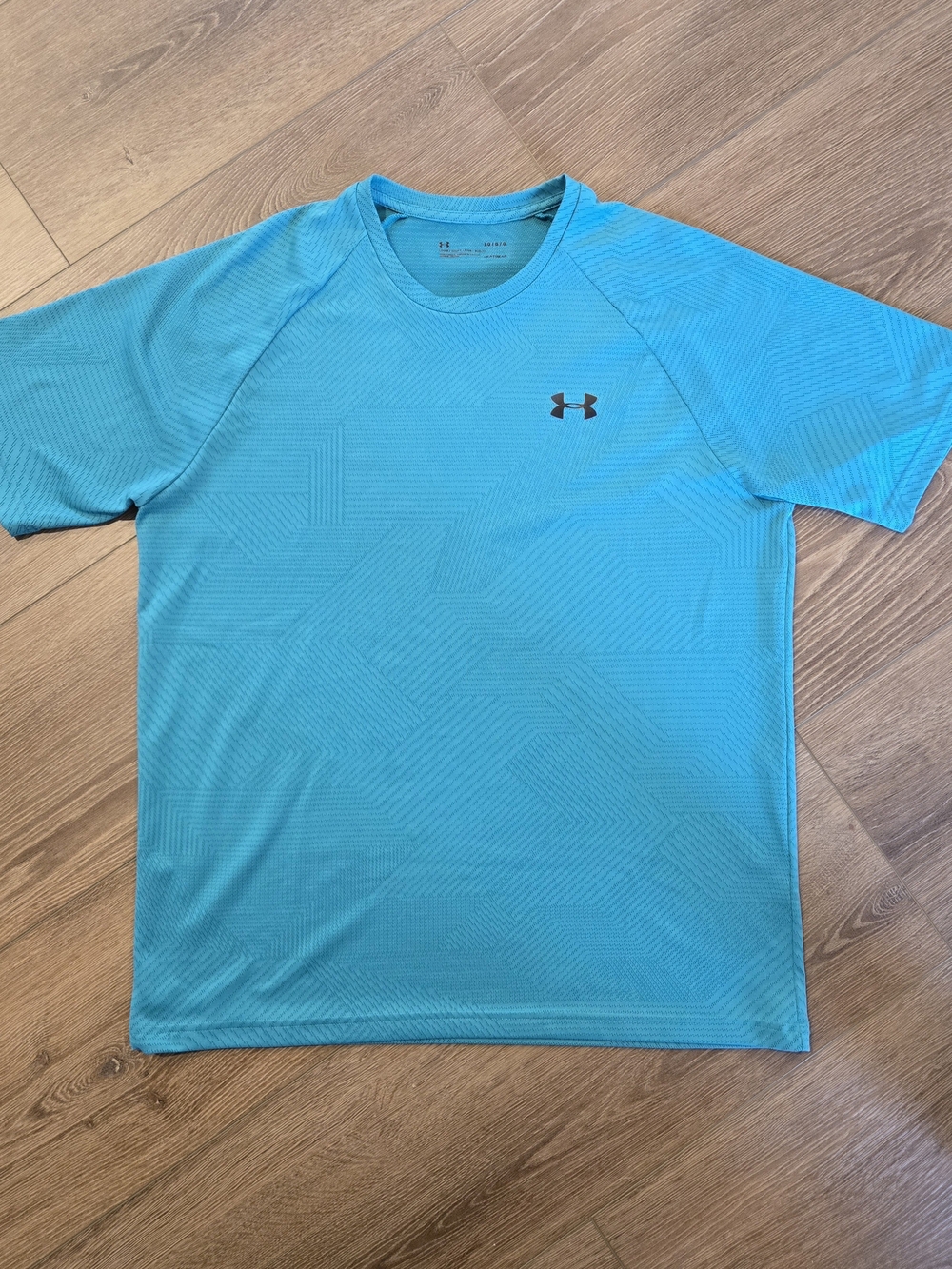 Under Armour Men’s Performance T-Shirt in Teal Blue